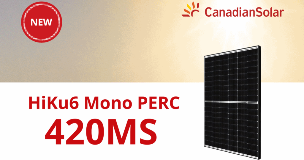 Canadian Solar Commences 420W HiKu6 Production Shipping