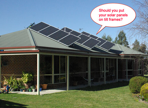 Solar Panel Tilt Frames: Are they worth it? - Solar Quotes Blog