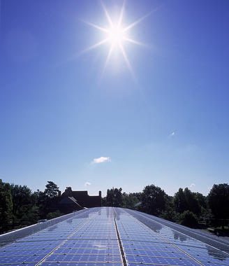 Solar Panels and Sky