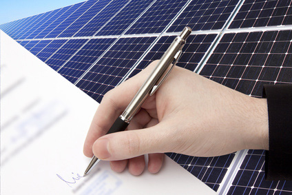 signing a solar warranty