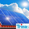 trina solar logo and panels