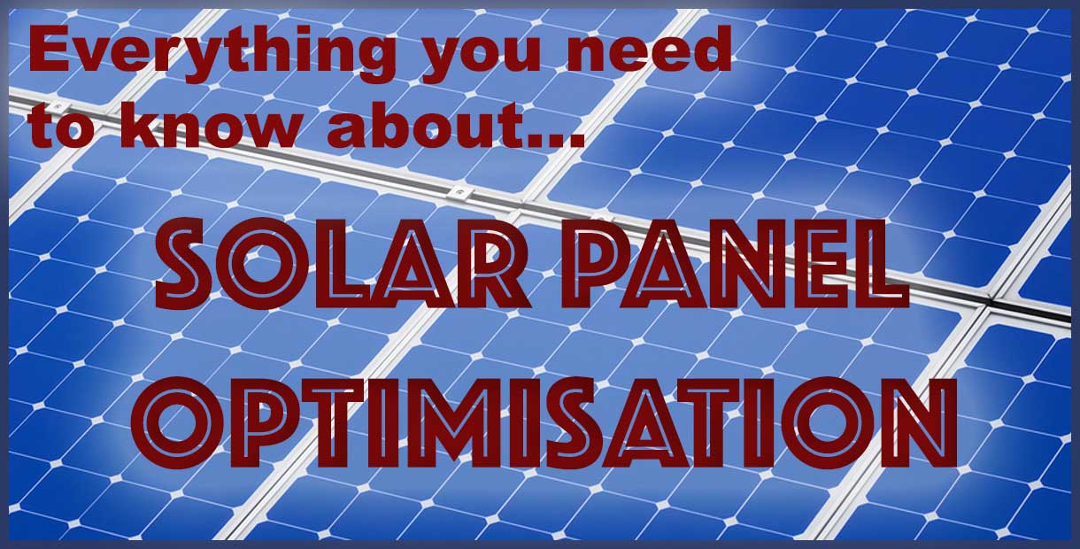 Solar panel optimisation