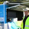 Solar powered disaster management trailer