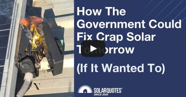 Fixing crap solar