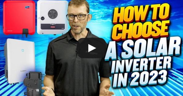 Choosing a solar inverter