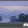 pylons in an Australian field