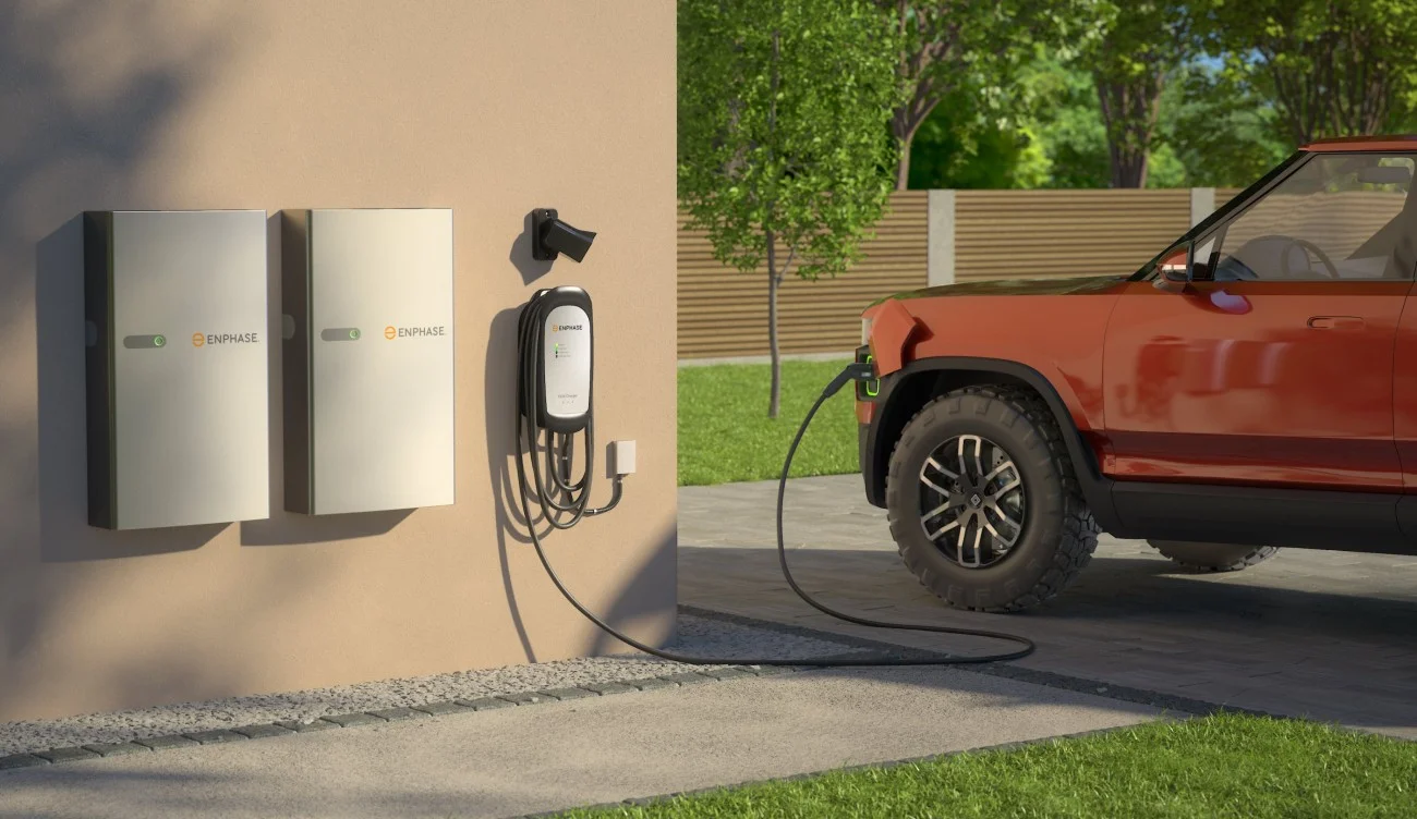 Enphase batteries and EV charger