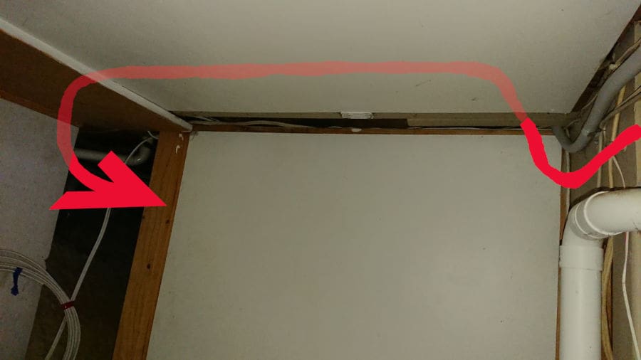 cable route through building