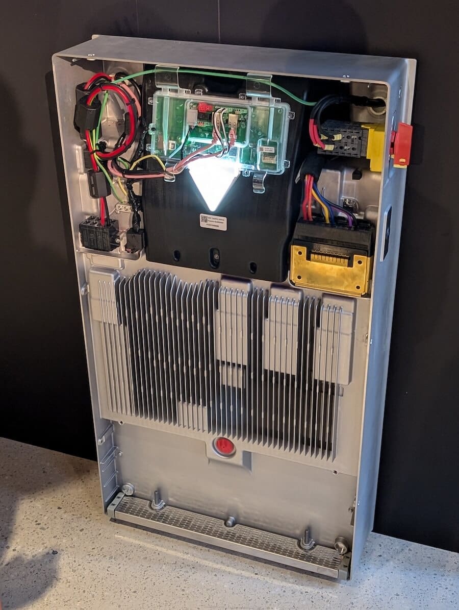 View inside the Powerwall 3.