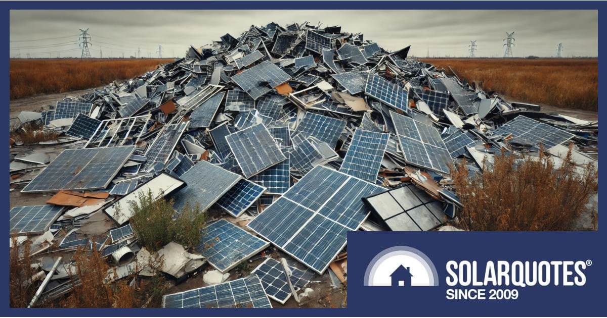 Solar panel recycling in Queensland