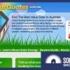 the first version of the solarquotes website