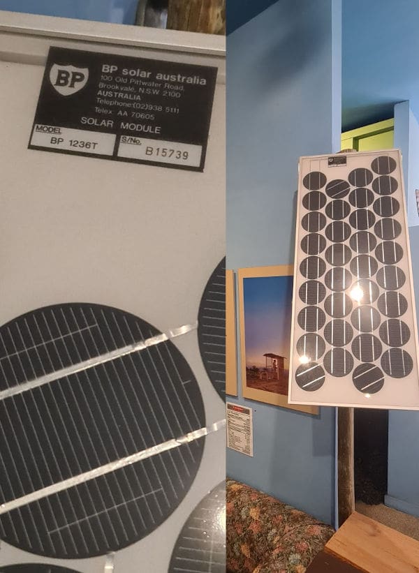 Australian made BP solar panel