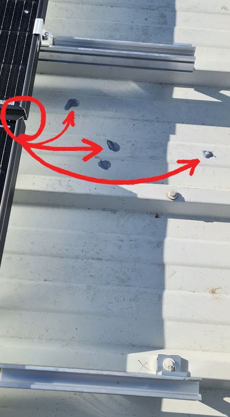 solar panels damage roof