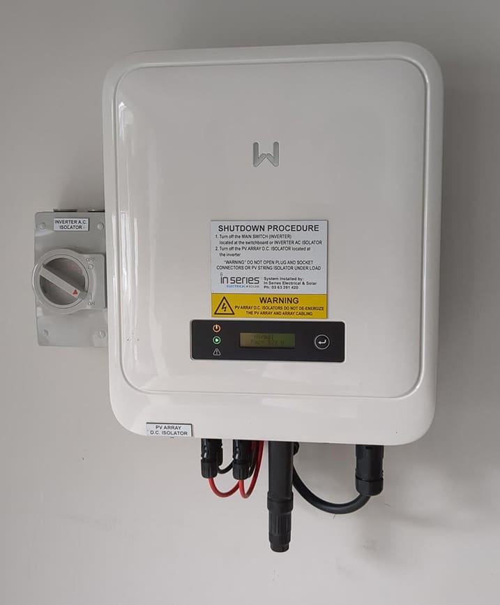 A GoodWe inverter install