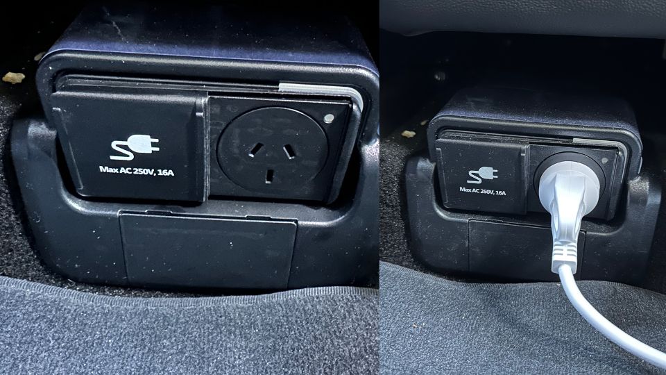 The Kia Ioniq 6 has a 250V, 16A power point inside.